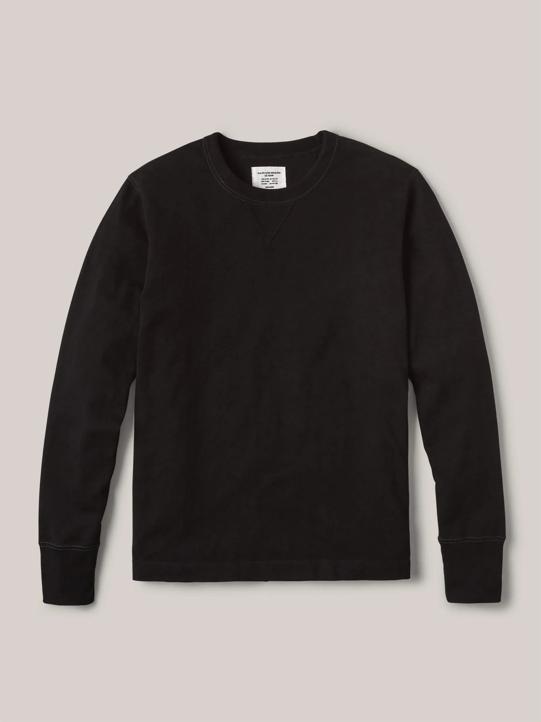 Black Field-Spec Cotton Surplus Crew
