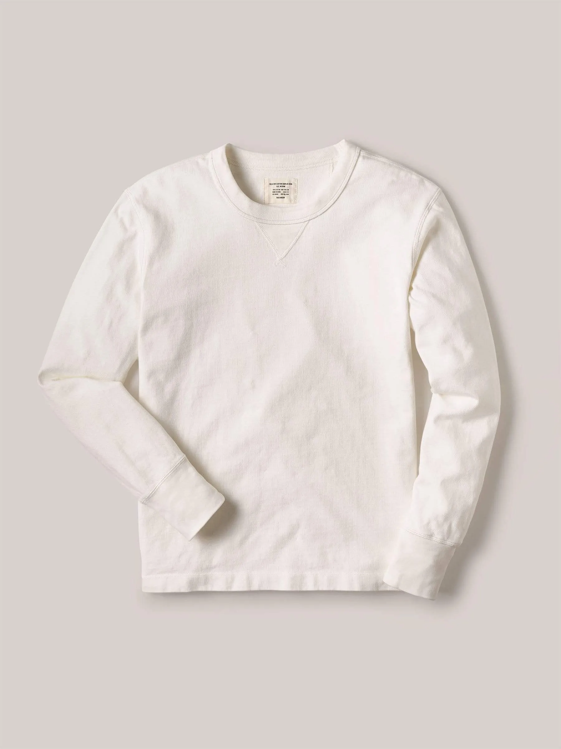 Chalk Field-Spec Cotton Surplus Crew