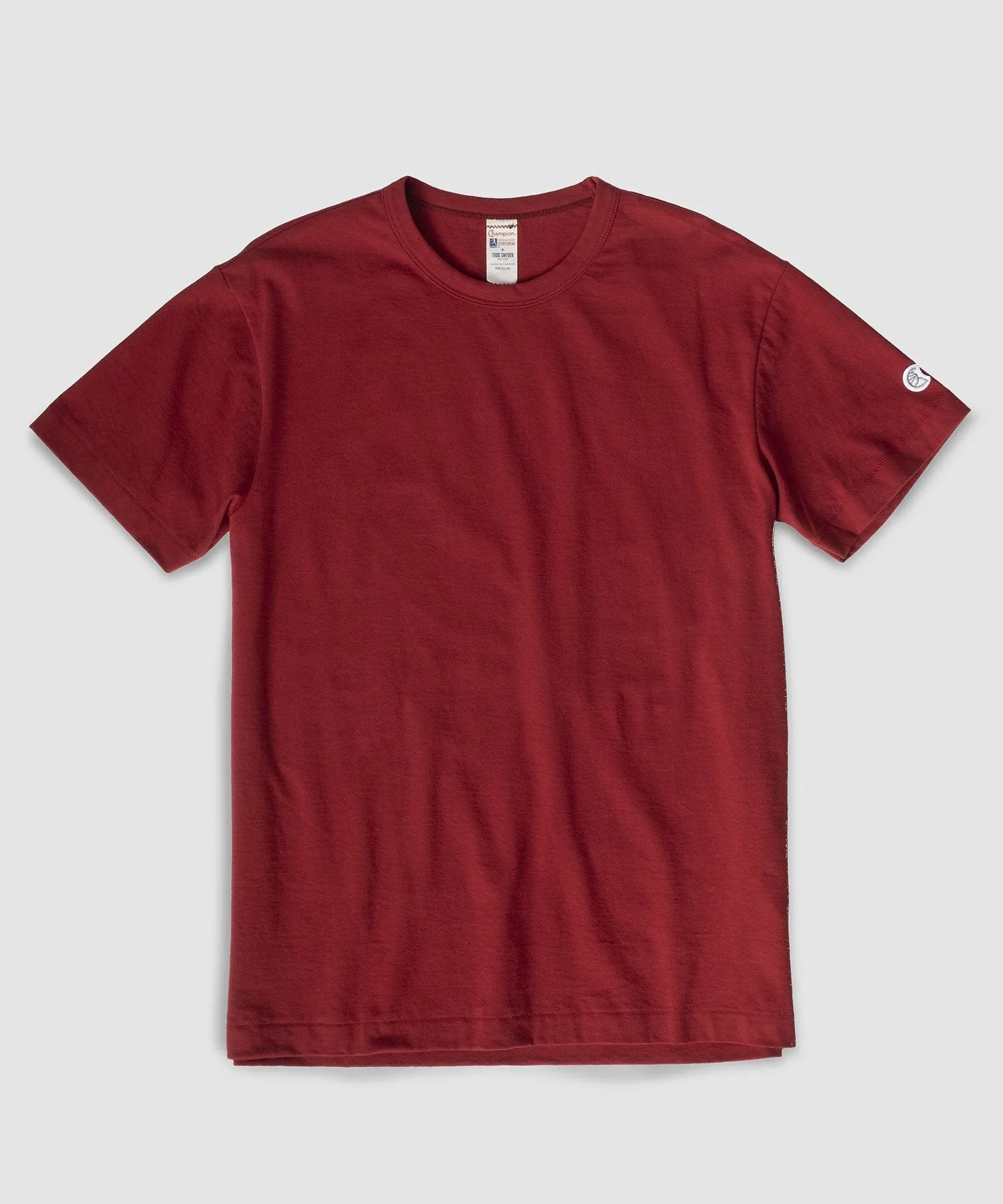 Champion Basic Jersey Tee in Crimson Red