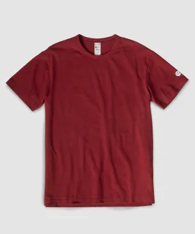 Champion Basic Jersey Tee in Crimson Red