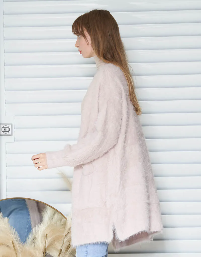 Eyelash Knit Cardigan