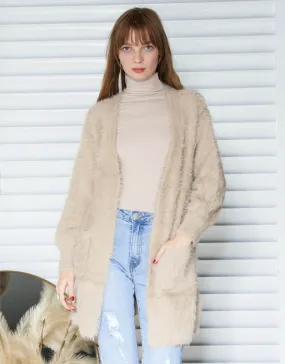 Eyelash Knit Cardigan