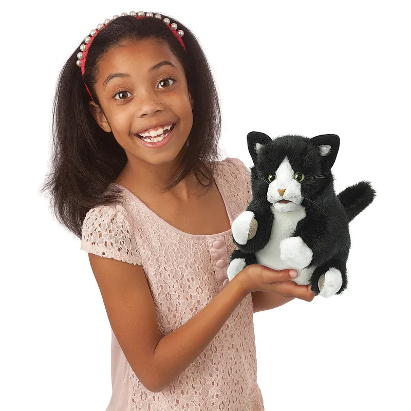 Hand Puppet | Tuxedo Kitten