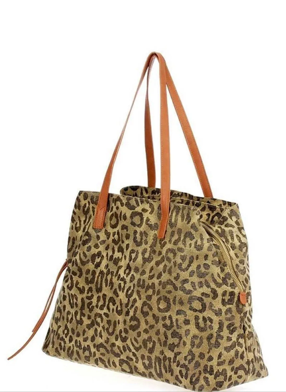 HD3262 Leopard Canvas Tote