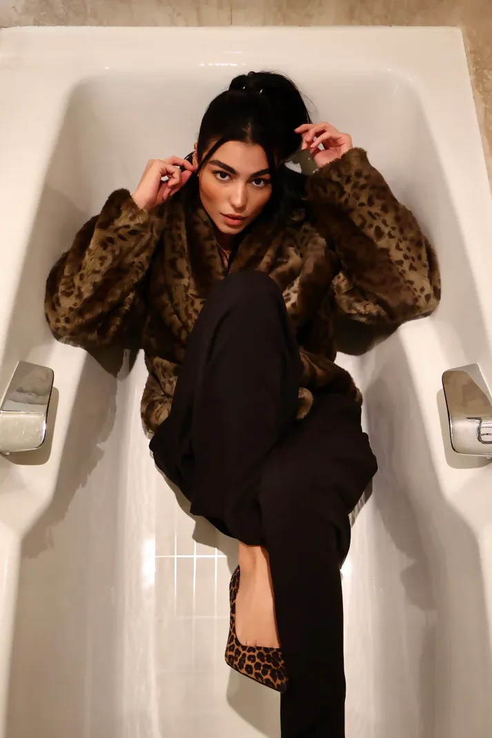 Leo Statement Fur Coat
