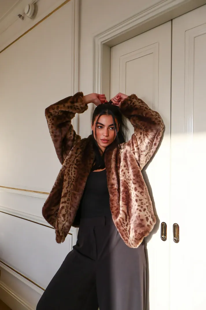 Leo Statement Fur Coat