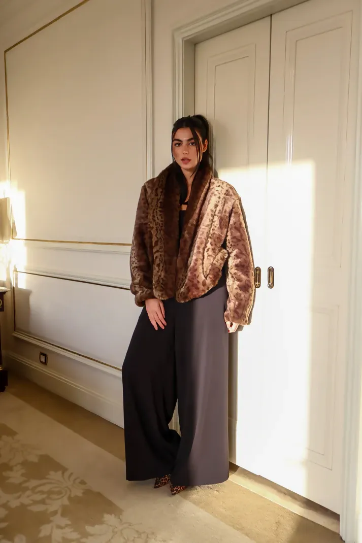 Leo Statement Fur Coat