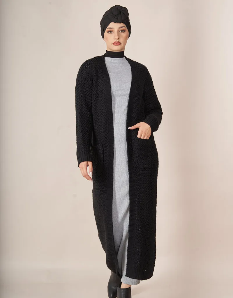 Mesh Knit Cardigan