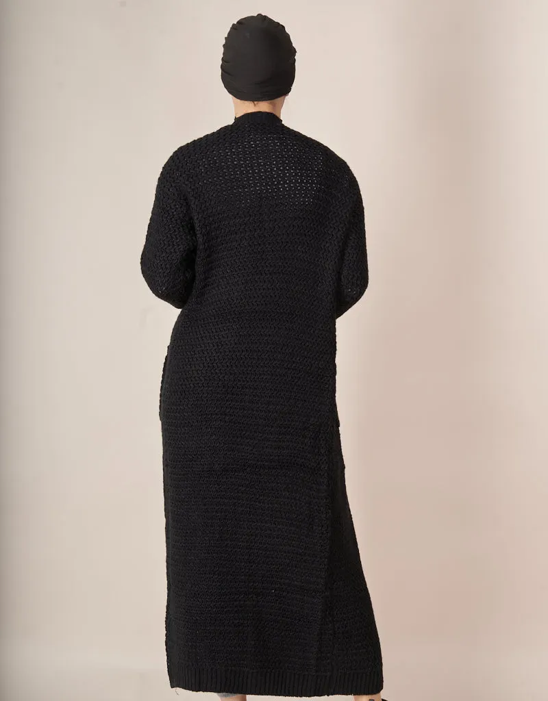 Mesh Knit Cardigan