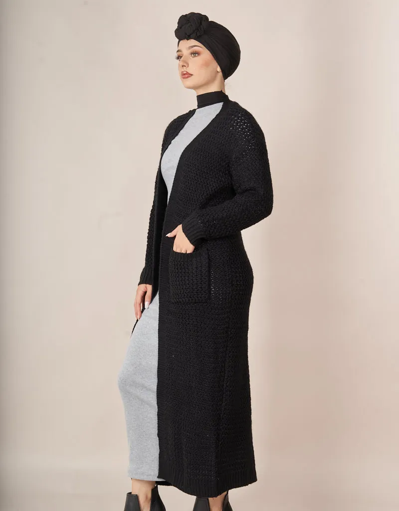 Mesh Knit Cardigan