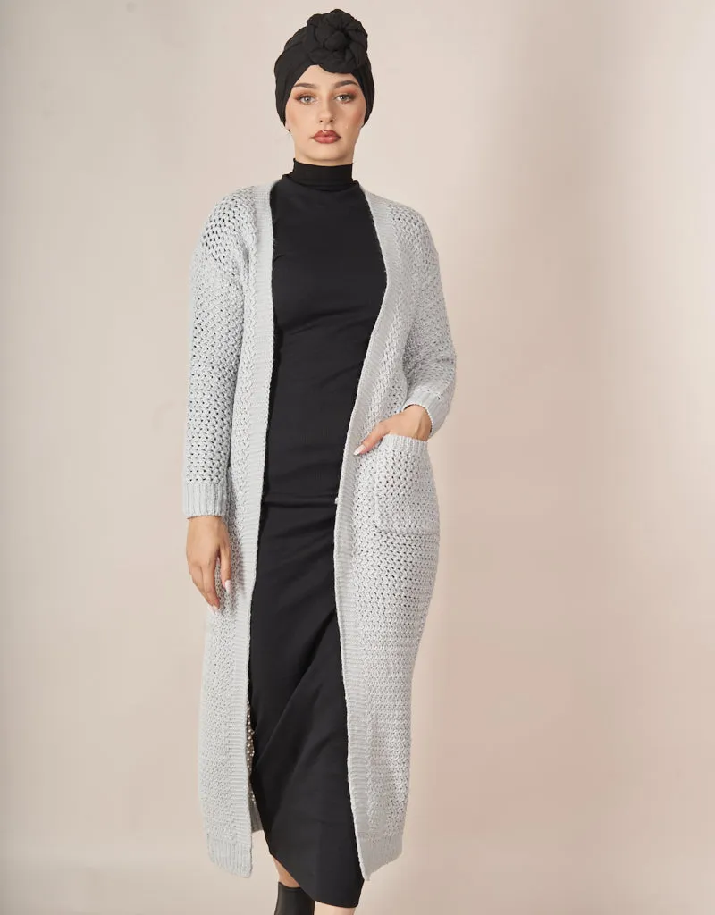 Mesh Knit Cardigan