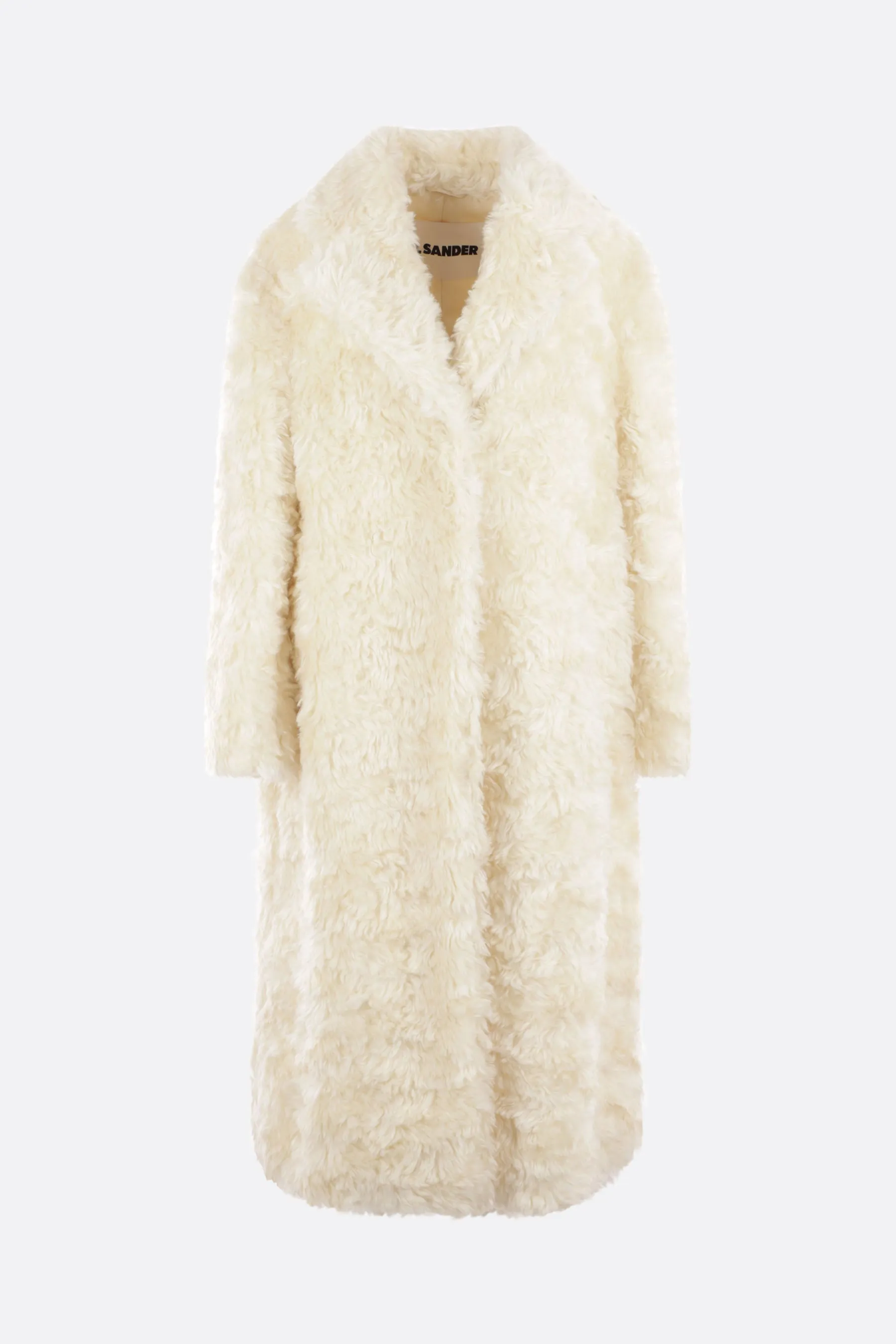 Mohair Single-Breasted Coat