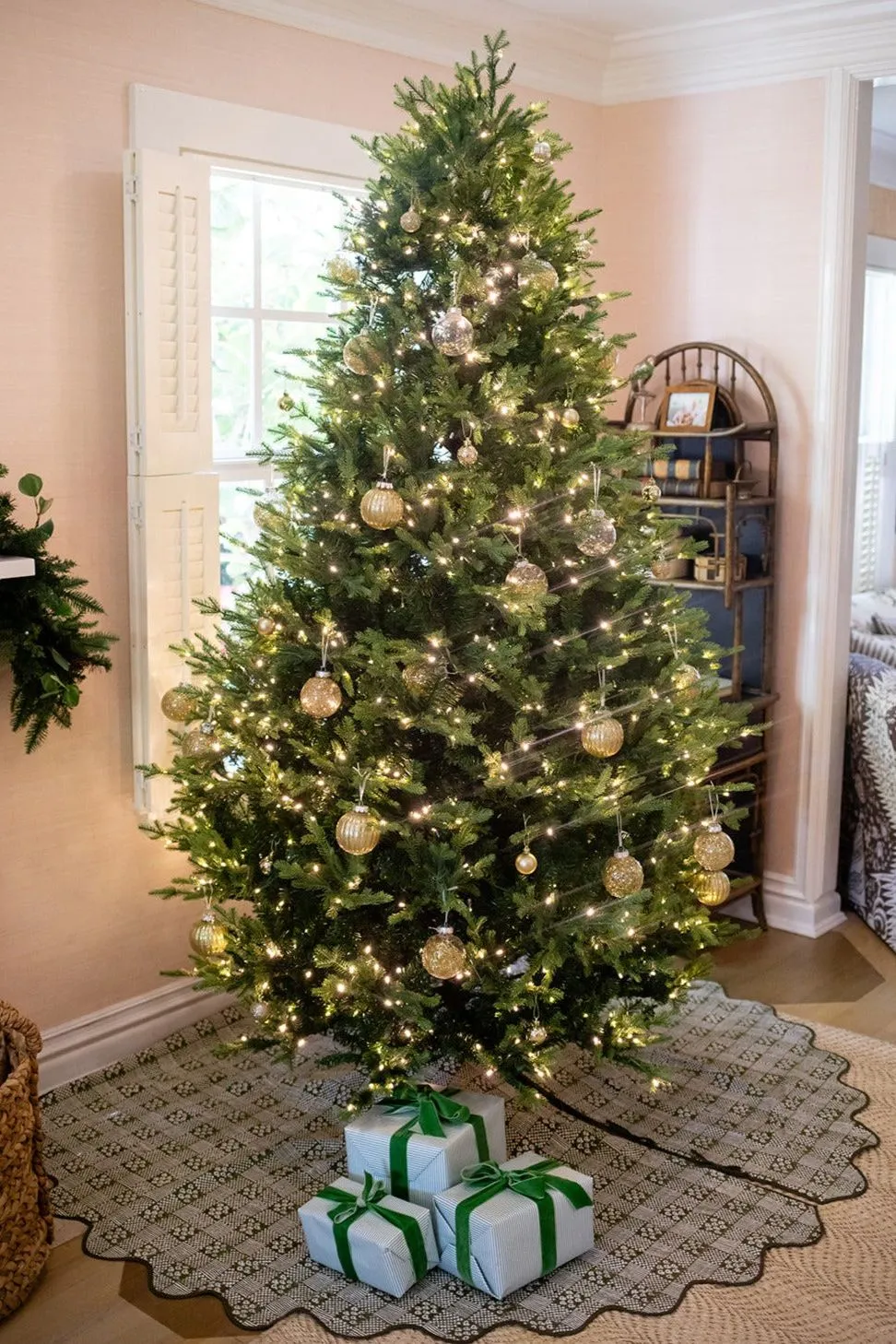 Olive Patchwork Tree Skirt