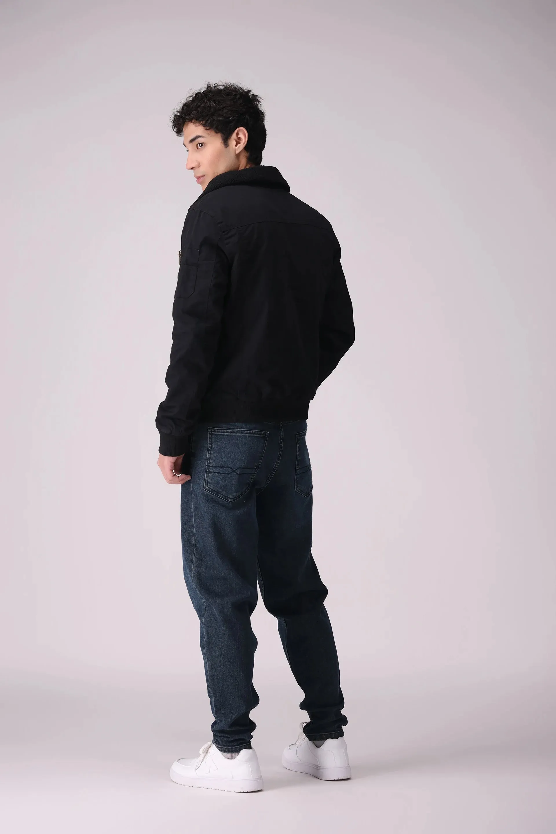 Sherpa Collar Cotton Jacket