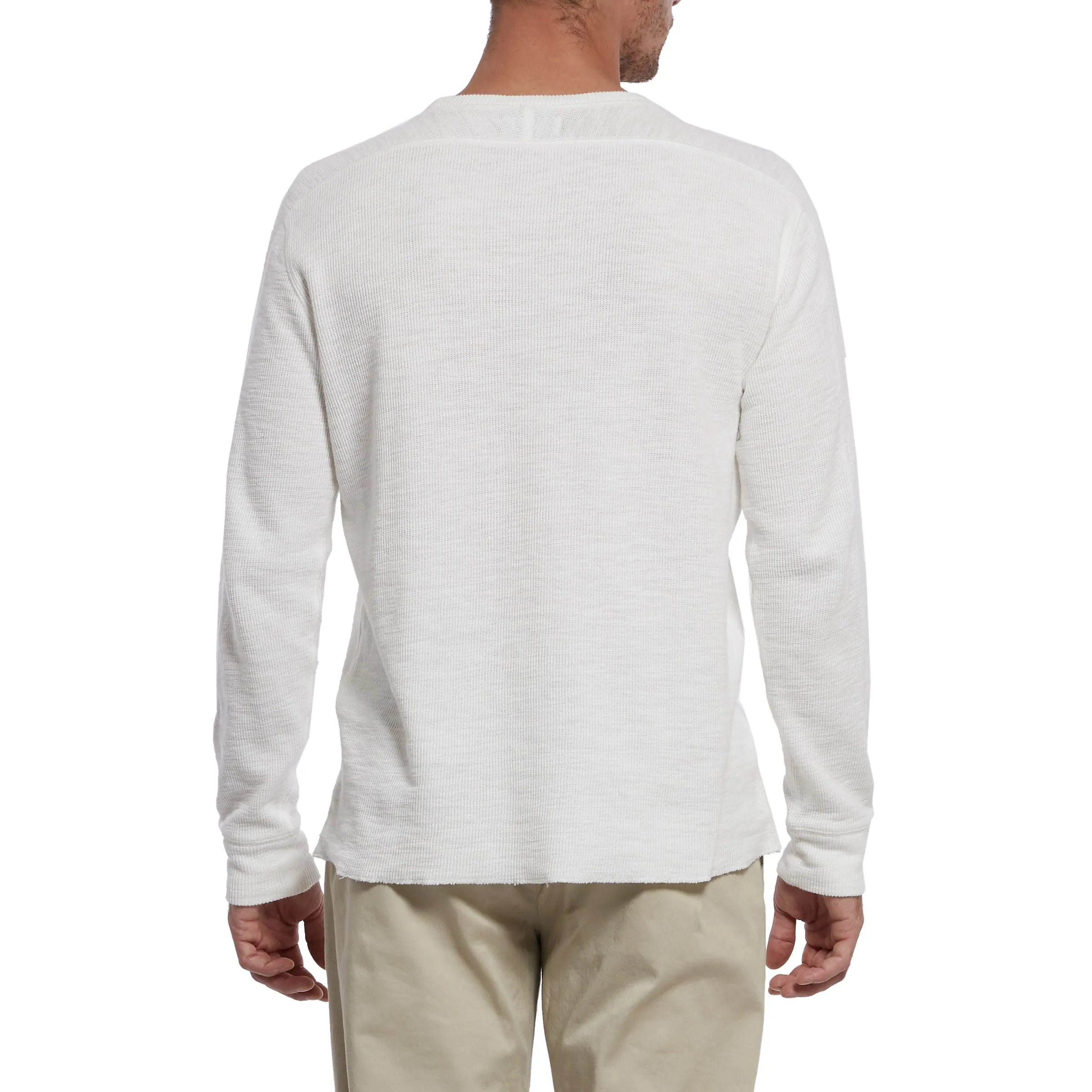 Spencer Waffle Crew - Cream (Final Sale)*