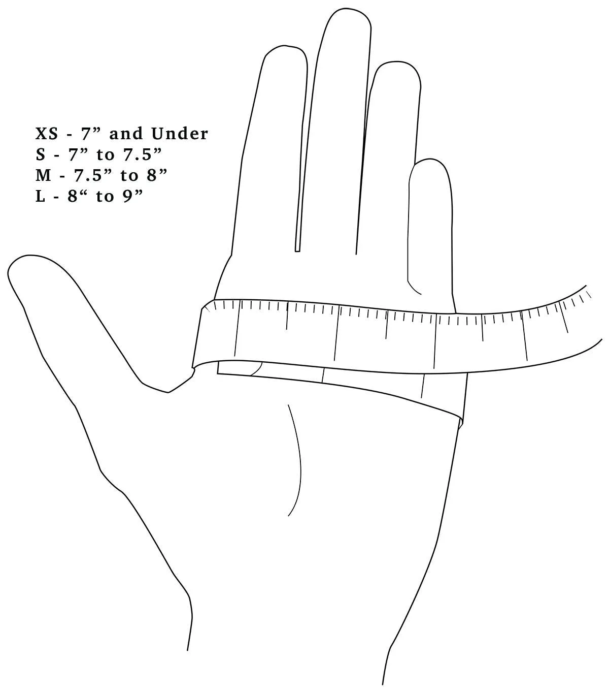 STREET BRIGADE Black Leather Fingerless Gloves