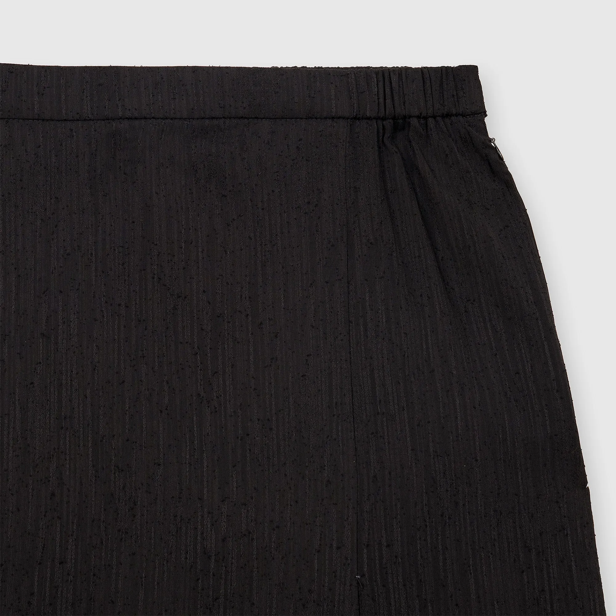 Textured Overlap Skirt