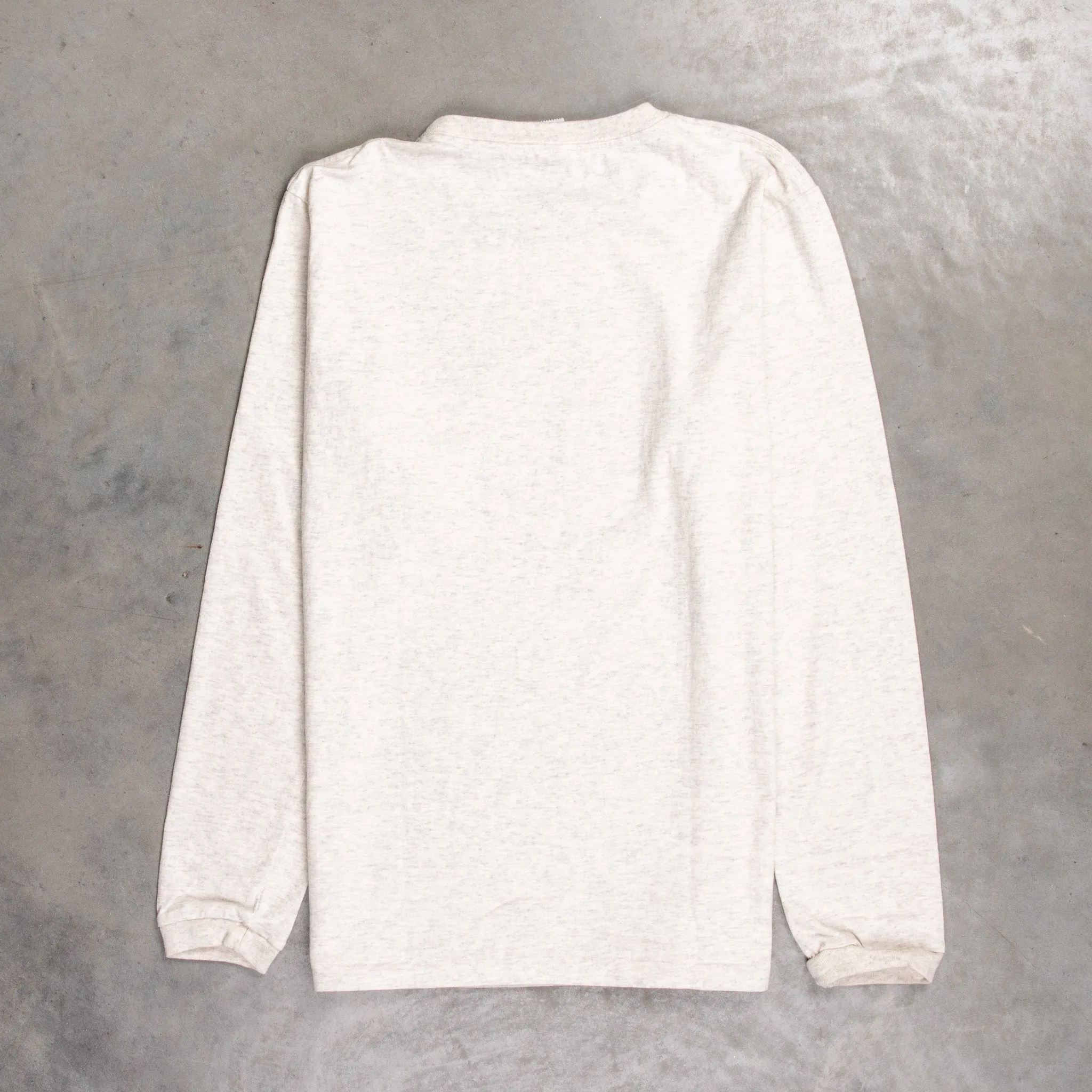 Velva Sheen Longsleeve Pocket T-Shirt Oatmeal