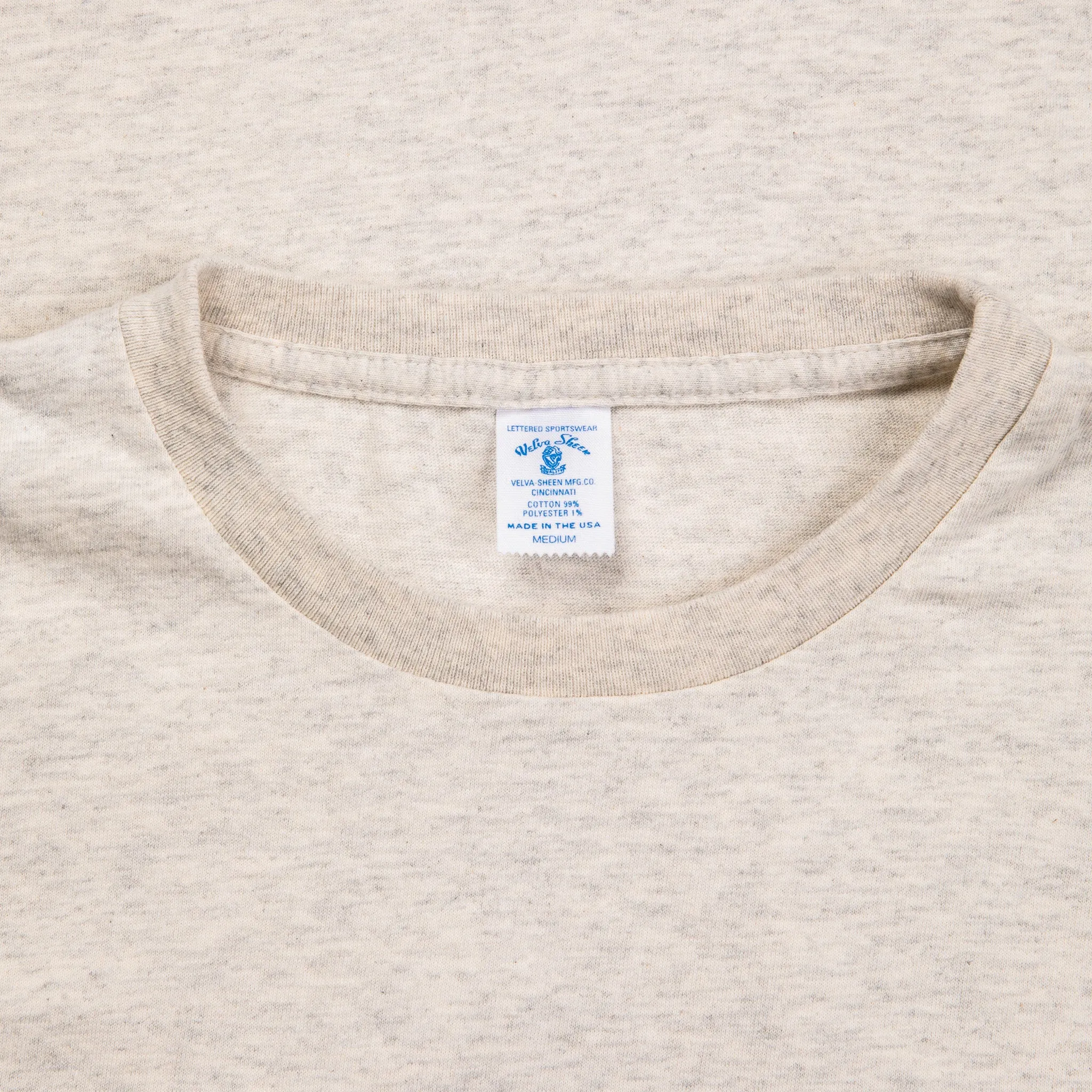 Velva Sheen Longsleeve Pocket T-Shirt Oatmeal