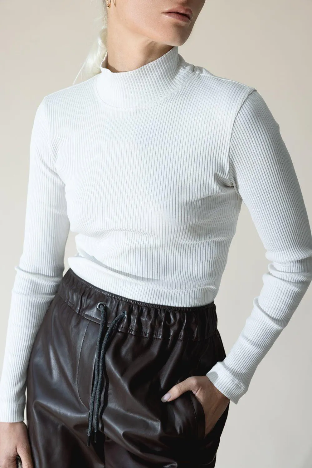Wide Rib Turtleneck