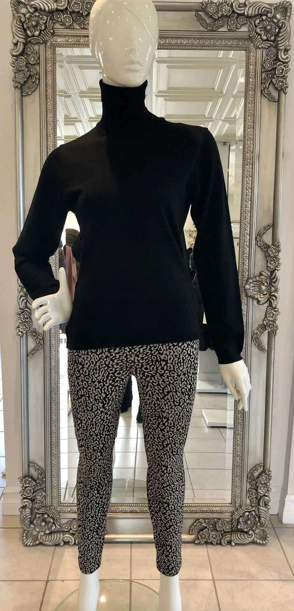Women's turtleneck 100%merino